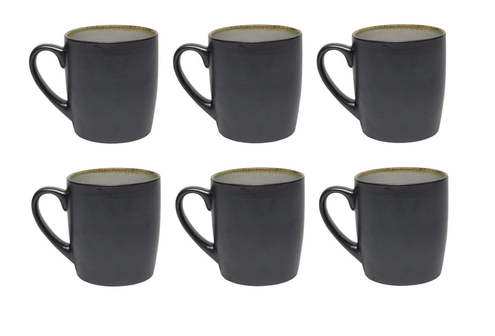 Cookinglife Tazas Nola Gris cálido 350 ml - 6 piezas
