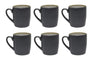 Cookinglife Tazas Nola Gris cálido 350 ml - 6 piezas