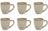 Cookinglife Tazas Sabi Beige 450 ml - 6 unidades