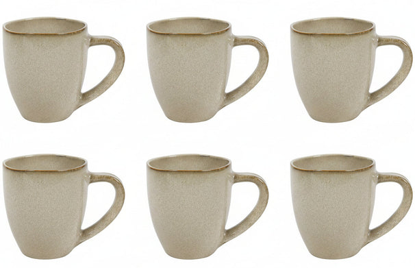 Cookinglife Tazas Sabi Beige 450 ml - 6 unidades
