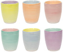 Cookinglife Vasos de Café Pastel Harmony 340 ml - 6 Piezas