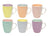 Tazas Cookinglife Pastel Harmony 340 ml - 6 piezas