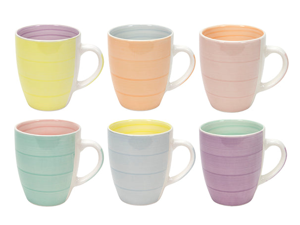 Tazas Cookinglife Pastel Harmony 340 ml - 6 piezas