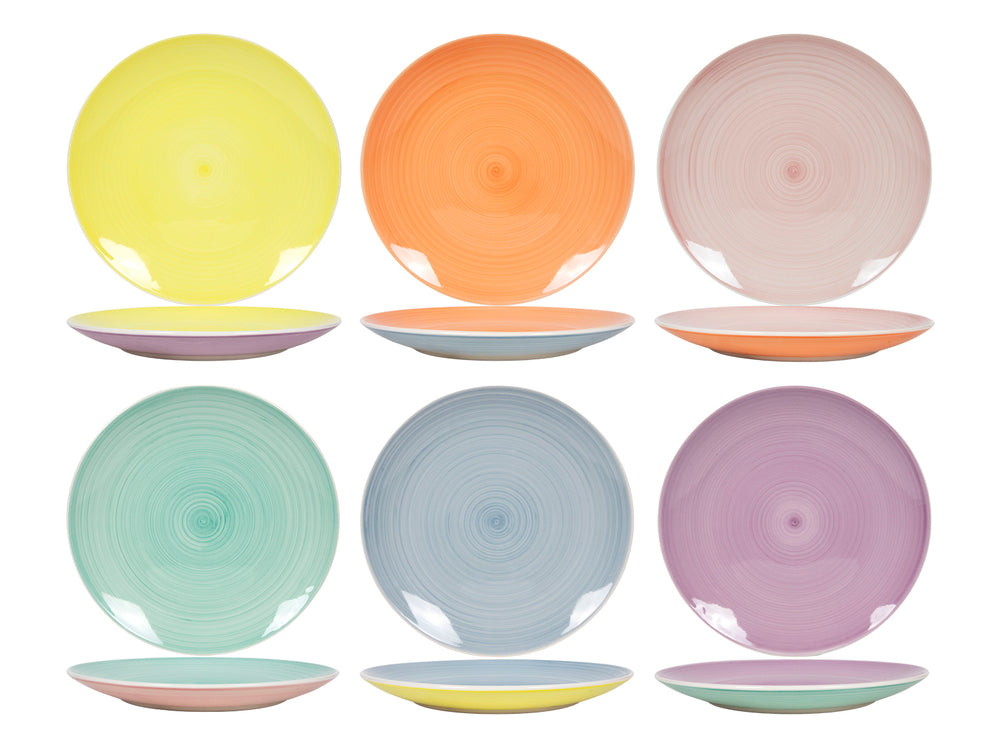 Platos para Cena Cookinglife Pastel Harmony ø 26.5 cm - 6 piezas