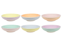 Cookinglife Platos Profundos / Platos para Pasta Pastel Harmony ø 23 cm - 6 Piezas