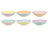 Cookinglife Platos Profundos / Platos para Pasta Pastel Harmony ø 23 cm - 6 Piezas
