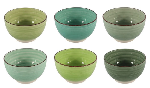 Cookinglife Cuencos para sopa / Cuencos Delice Verde ø 14 cm - 6 unidades