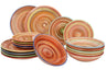 Set de Vajilla Cookinglife Rhythm & Lines 18 piezas / 6 personas - 6 platos de cena, 6 platos de desayuno y 6 platos hondos