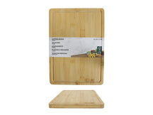 Cookinglife Tabla de cortar con canal para jugos - Bambú - 25 x 35 x 1,8 cm