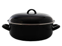 Cookinglife Cazuela con tapa - Esmalte - Cocina - ø 24 cm / 4 Litros - capa antiadherente esmaltada