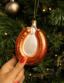 Bola de Navidad Nordic Light Salchicha ahumada 13 cm