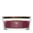 WoodWick Vela Aromática Ellipse Cereza Oscura - 9 cm / 19 cm - Vela Aromática en Vidrio - Mecha de Madera
