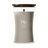 WoodWick Vela Aromática Grande Wood Smoke - 18 cm / ø 10 cm - Vela Aromática en Vidrio - Mecha de Madera