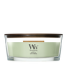 WoodWick Vela Aromática Ellipse Matcha Zest - 9 cm / 19 cm - Vela Aromática en Vidrio - Mecha de Madera