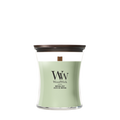 WoodWick Vela Aromática Mediana Matcha Zest - 11 cm / ø 10 cm - Vela Aromática en Vidrio - Mecha de Madera