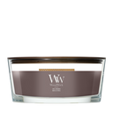 WoodWick Vela Aromática Ellipse Iris Woods - 9 cm / 19 cm - Vela Aromática en Vidrio - Mecha de Madera