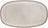 Fuente para servir Saisons Sand 31 x 18 cm