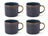 Tazas de Café / Tazas Senseo - Quintana Blue - 220 ml - 4 Piezas