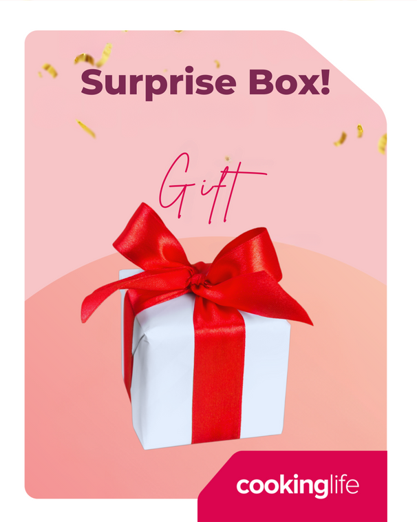 Caja sorpresa Cookinglife y tarjeta regalo gratis de 10 €
