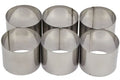 Cosy & Trendy Anillos para cocinar de acero inoxidable ø 7 cm - 6 piezas