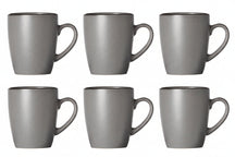 Tazas con asa Cosy & Trendy - Gris moteado - 350 ml - 6 piezas