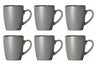 Tazas con asa Cosy & Trendy - Gris moteado - 350 ml - 6 piezas