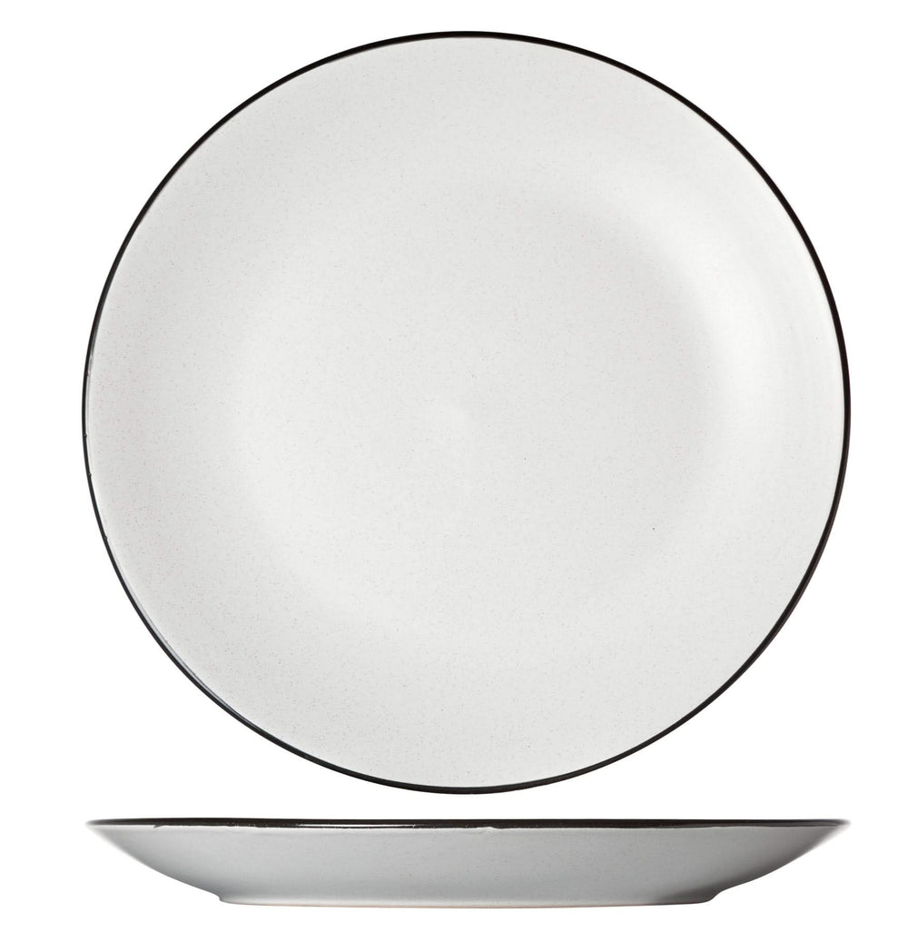 Platos de cena Cosy & Trendy Speckle Blanco ø 27 cm - 6 piezas