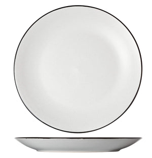 Platos de cena Cosy & Trendy Speckle Blanco ø 27 cm - 6 piezas