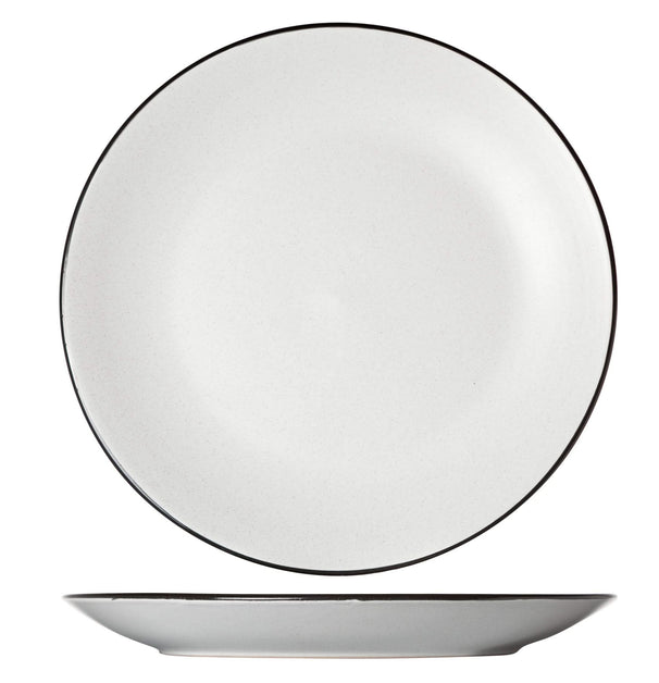 Platos de cena Cosy & Trendy Speckle Blanco ø 27 cm - 6 piezas