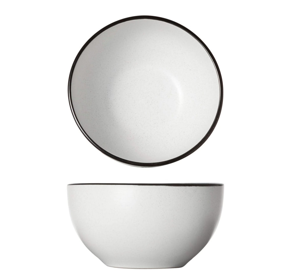 Cuencos Cosy & Trendy - Cuencos para sopa - Blanco moteado - ø 14 cm - 6 piezas