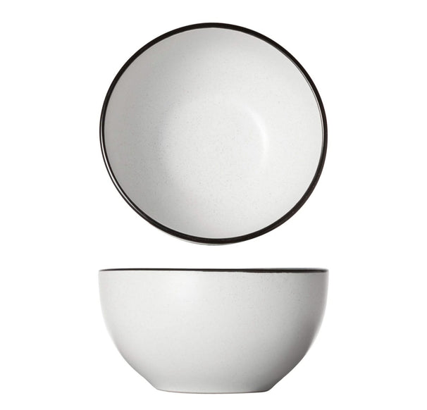 Cuencos Cosy & Trendy - Cuencos para sopa - Blanco moteado - ø 14 cm - 6 piezas