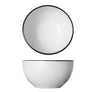 Cuencos Cosy & Trendy - Cuencos para sopa - Blanco moteado - ø 14 cm - 6 piezas
