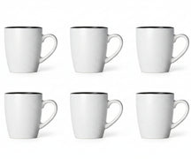 Tazas Cosy & Trendy Blanco moteado 350 ml - 6 piezas