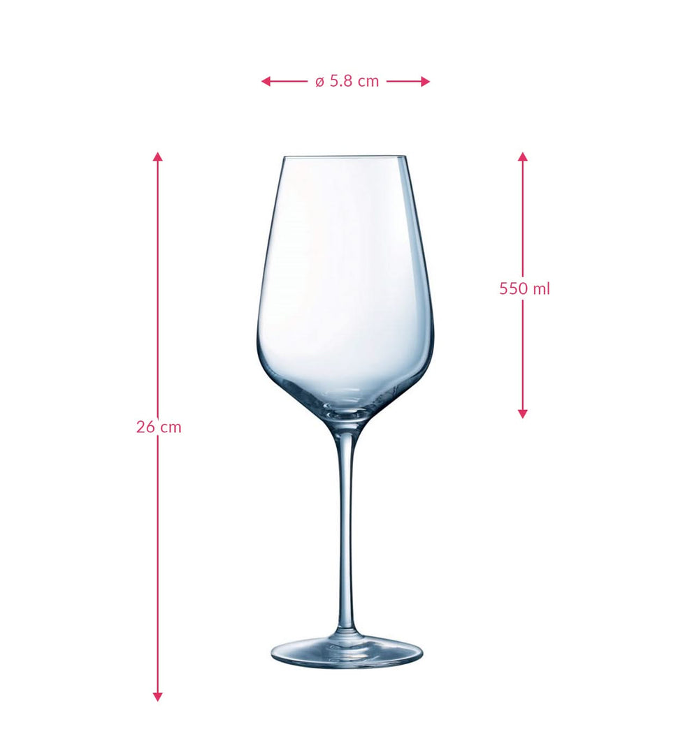 Copas de Vino Tinto Chef & Sommelier Sublym - 550 ml - 6 piezas