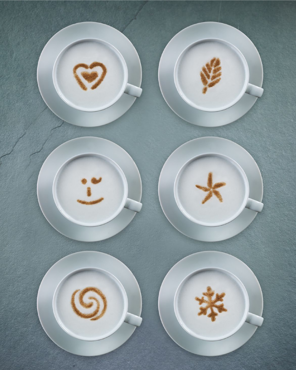 Aerolatte Espolvoreador de Cacao Cappuccino Artist - con 6 Plantillas