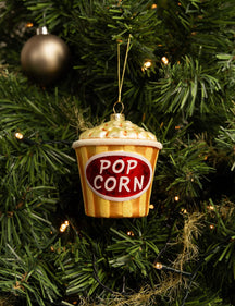 Bola de Navidad Nordic Light Palomitas 9 cm