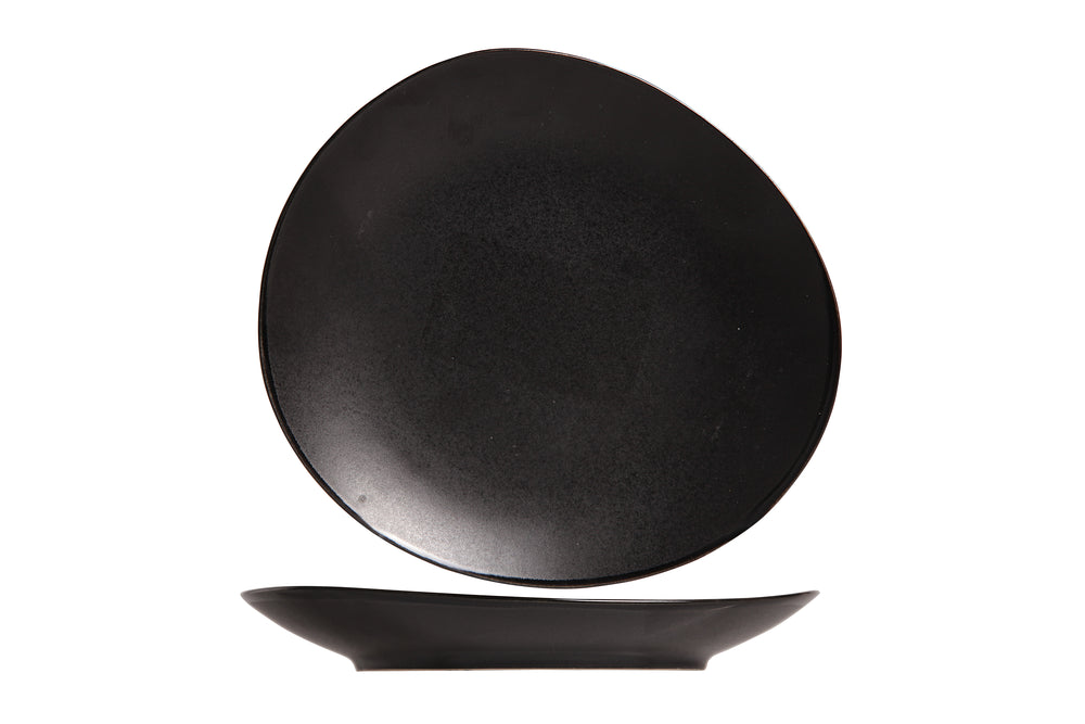 Cosy & Trendy Platos para pastel / Platos pequeños Vongola Negro - 15 x 14 cm - 4 unidades