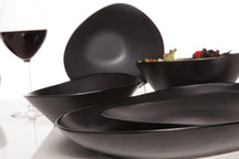 Cosy & Trendy Platos para pastel / Platos pequeños Vongola Negro - 15 x 14 cm - 4 unidades