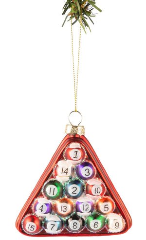 Bola de Navidad Nordic Light Billar 10 cm