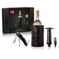 Set de vino Vacu Vin Premium - Negro - Set de 4 piezas