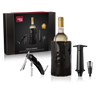 Set de vino Vacu Vin Premium - Negro - Set de 4 piezas