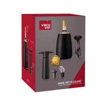 Set de vino Vacu Vin Elegant - Negro - Set de 5 piezas