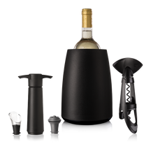Set de vino Vacu Vin Elegant - Negro - Set de 5 piezas