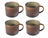 Tazas Cosy & Trendy Quintana Green - 450 ml - 4 Piezas