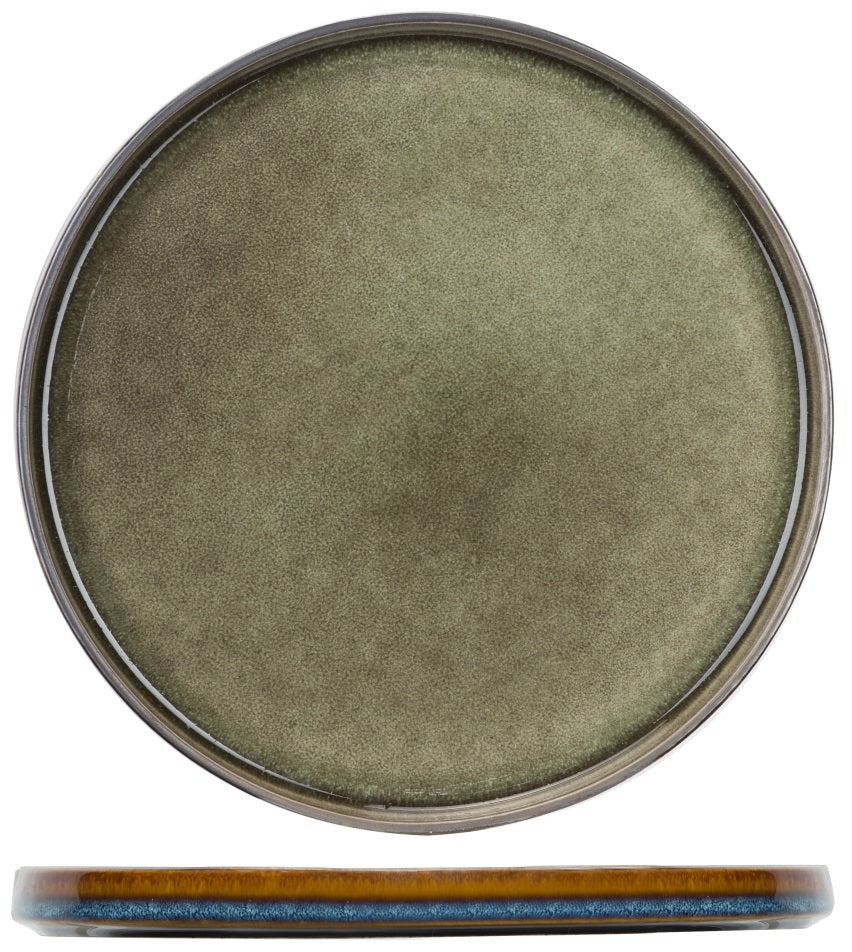 Cosy & Trendy Platos para cenar Quintana Green ø 28 cm - 4 unidades