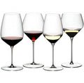 Set de copas de vino Riedel Veloce - Cabernet / Merlot, Pinot Noir / Nebbiolo, Riesling y Chardonnay - 4 unidades