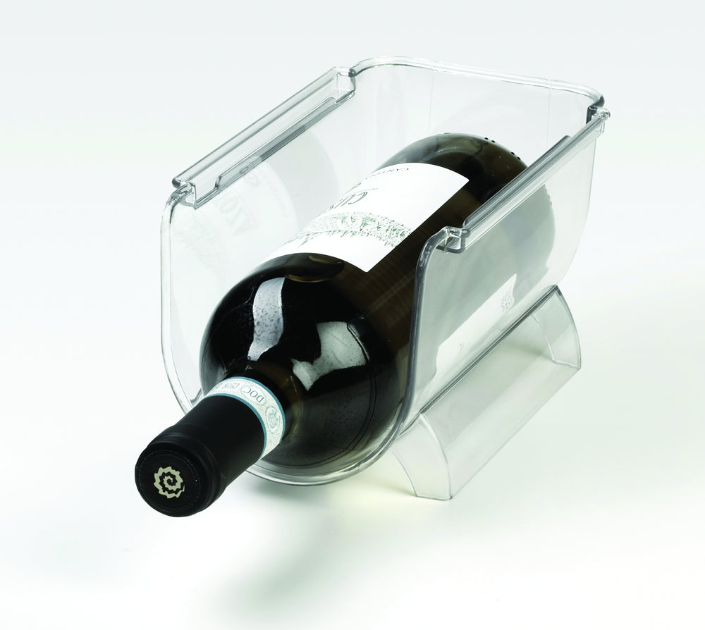 Ghidini Estante para vino / Soporte para 1 botella - Plástico - Apilable - Expandible