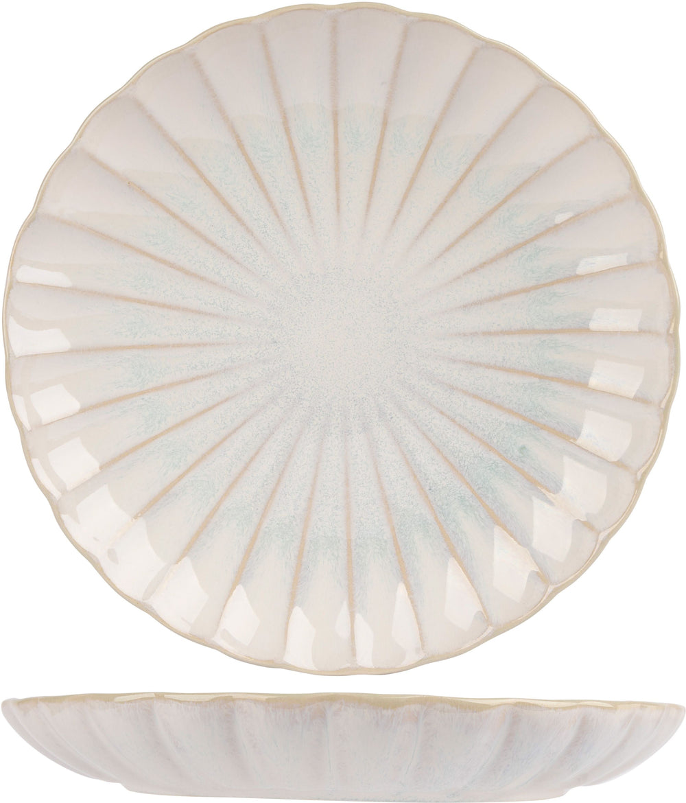 Platos de cena Cosy & Trendy Astera Pure Blanco - ø 27.5 cm - 4 piezas