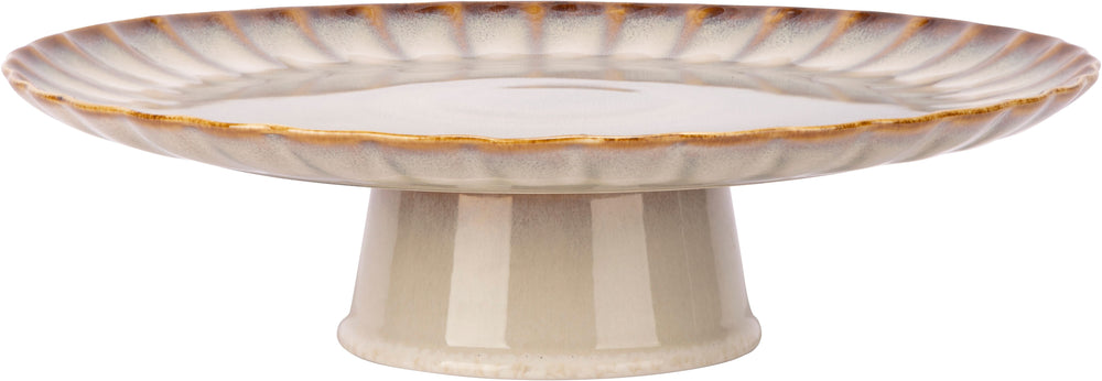 Cosy & Trendy Plato para tartas Astera Pearl Beige ø 32 cm