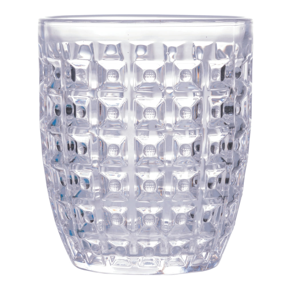 Villa d'Este Home vaso de agua Geometrie Ocean - Azul - 350 ml - 6 piezas